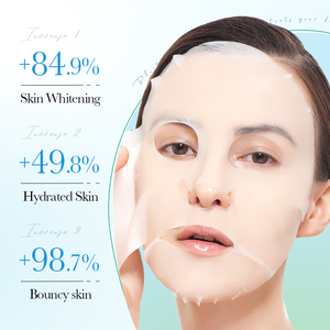 Masque facial en coton biologique coréen ZOZU en gros, rafraîchissant et hydratant, aux ingrédients végétaux et non chimiques, pour le soin de la peau du visage - Product Image 4