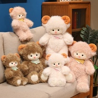 Großhandel Niedliches Schaf-Plüschtier mit Schal, Weiches Stofftier, Flauschiges Bauernhof-Tier-Plüschtier für Kinder, Sofa, Schlafzimmer-Deko, Geburtstagsgeschenk