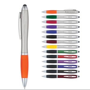 Retractable Plastic Ballpoint <b>Pen</b> Custom Touch Screen <b>Pen</b> with <b>Stylus</b> - Product Image 1