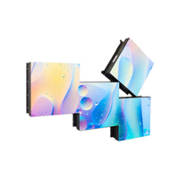 Écran carré personnalisable (luminosité/taille/traitement de surface) rétroéclairé par LED, angle de vision de 178°, montage mural, sous-titres