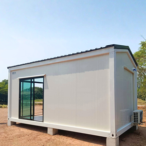 High Quality 20ft Modular Prefab Cabin Casa Tiny <b>House</b> Office Container Ready to Ship Made with Steel Sandwich Panel Material - Product Image 1
