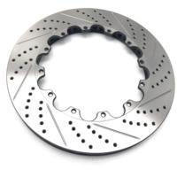 Nouveau disque de frein auto 380*36mm, perforé et rainuré, en fonte grise HT250, forgé et usiné CNC, pour Audi A6 C8 avant, étrier 9N