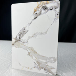 Plaque murale en PVC effet marbre, facile <span class=keywords><strong>à</strong></span> installer, pour la vente au détail et les projets - Product Image 1