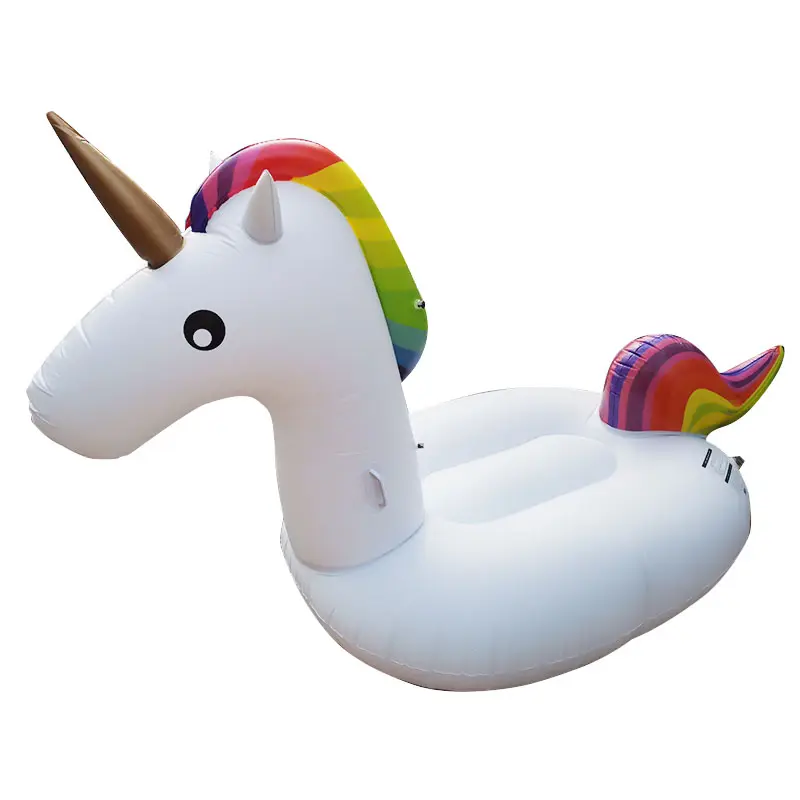ECO-Friendly 0.3mm PVC unicorn toy water equipment swimming Float Pool Toys float