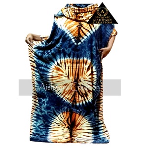 Handmade Tie Dye Women's <b>Kaftan</b> Maxi Dress Bohemian Style Floor Length Loose Fit <b>Plus</b> <b>Size</b> Muslim Clothing - Product Image 2