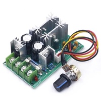 Contrôleur de vitesse de moteur PWM DC 10-60V, interrupteur de régulation de courant et de tension 20A, module d'entraînement haute puissance.