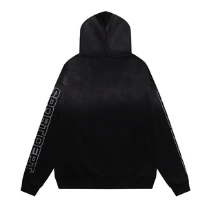 Sweat à capuche oversize VALEE Forevers Vintage Acid Wash avec imprimé graphique <span class=keywords><strong>Hellboy</strong></span>, en coton lourd, style streetwear Y2K - Product Image 3