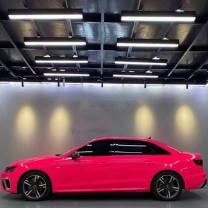 WRAPMASTER 1.52*17 mètres, film de protection de voiture de course personnalisé, peinture originale brillante rose fluorescente - Product Image 3