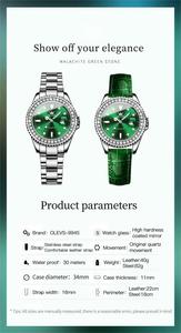 9945 esplosiva 50 pezzi orologio con logo personalizzato <span class=keywords><strong>da</strong></span> <span class=keywords><strong>donna</strong></span> <span class=keywords><strong>di</strong></span> moda verde rotonda <span class=keywords><strong>di</strong></span> marca <span class=keywords><strong>di</strong></span> lusso in acciaio inossidabile orologio Casual orologio <span class=keywords><strong>da</strong></span> <span class=keywords><strong>donna</strong></span> - Product Image 6