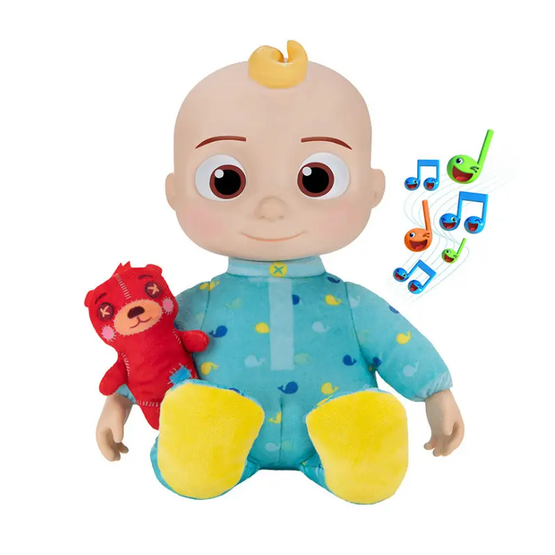 OEM Design Custom Made PVC Fancy Anime Figurine Singing JOJO English Nursery Rhyme Music Doll JJ Soft Toy For Kids Gift
