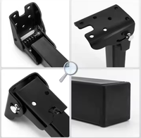 Pieds de support pliables modernes en métal Lingtian pour meubles, table à café, armoire de rangement, chambre et cuisine