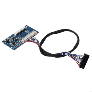 En stock : Module de carte de commande de pilote 55KC 1 ensemble, standard 20 broches, entrée LVDS 1 canal vers sortie port TTL 50 broches avec câble - Product Image 5