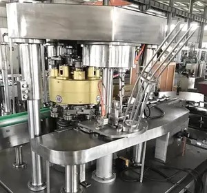 Vertikale Lebensmittel konserven Bier Aluminium Blechdose Elektrische halbautomat ische Versiegelung maschine