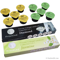 Usine en stock Salon de manucure Produit de soin de la peau des pieds Gommage corporel Lotion de massage Pédicure au collagène Spa Kit de spa pédicure de luxe