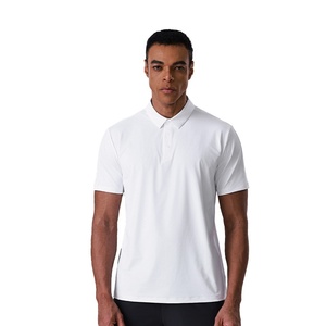Polo à revers pour <span class=keywords><strong>homme</strong></span> 2026, sport et loisirs, respirant, séchage rapide, couleur unie, manches courtes, en nylon, idéal pour le fitness en extérieur - Product Image 6