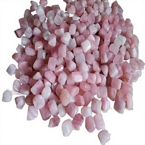 Pierre roulée de quartz rose naturel, cristal poli, minéral, jaspe, agate, pierres de Feng Shui, pierres semi-précieuses, artisanat - Product Image 1