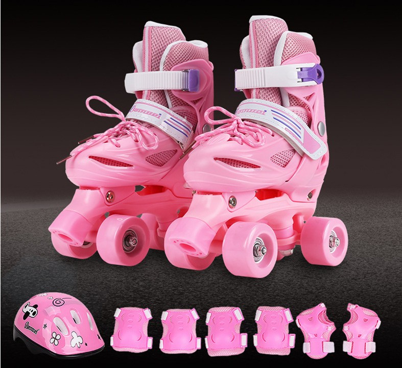 XL XS Size PP PU Adjustable Quad Skates Single Double Row Roller Skates