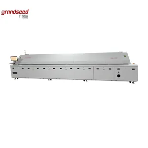 GRANDSEED GSD-L12 stasiun solder Reflow, profesional SMT Reflow Oven besar LED Gratis