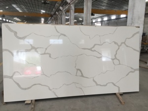 Pattern Series <b>Stone</b> Slab Vietnam White Base with Glass Spots for Kitchen Countertop and Bathroom Vanity Modern Style - Product Image 4