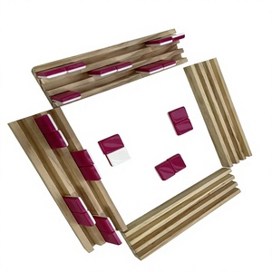 Premium Rote Rummy-Steine 122 Stück Gravierte 2-Schichtige Acryl-Steine Set mit Nummern-Design Perfekt zum Verschenken und für Spieleabende - Product Image 4