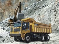 Camion benne minier robuste MT86 en métal, grande puissance, performances de travail stables