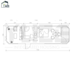Op Maat Gemaakte Geprefabriceerde Stacaravan 2 Slaapkamer Aanhangwagen Capsule Containerhuis Ontwerp - Product Image 4