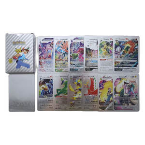 Usine en gros 27 pièces/boîte anglais français espagnol <span class=keywords><strong>cartes</strong></span> à jouer <span class=keywords><strong>cartes</strong></span> argent Pokemoned - Product Image 6