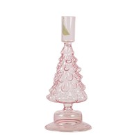 Bougeoir en verre romantique rétro en forme de cœur, sur pied haut, rayé, avec couvercle en verre, pour décoration créative de mariage et de maison