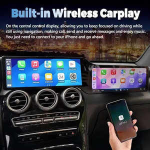 หน้าจอคู่ขนาด 24.6 นิ้ว รองรับ Android Auto และ Carplay สำหรับรถยนต์ Mercedes Benz GLC C Class W205 X253 C180 C200 C300 ปี 2015-2022 พร้อมระบบนำทาง GPS - Product Image 3