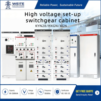 Interruptor de circuito al vacío de media tensión XGN12kV, tablero de distribución interior con carcasa metálica, protección confiable para la industria manufacturera