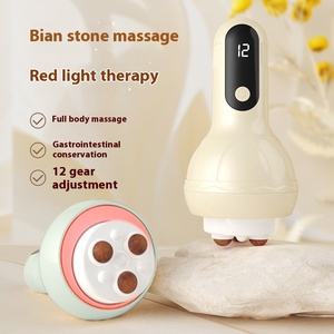 Terapi Moxibustion elektrik panas, pemijat lemak genggam pijat perut bergetar - Product Image 3