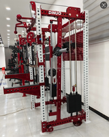 Nouvelle barre de guidage Smith inclinée multifonctionnelle, avec empilements de poids en acier de 70 kg, pour crossover de câbles, usage commercial, Power