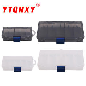 Boîte à pêche XY-588 en plastique, 5 compartiments, transparente, portable, pour leurres et hameçons - Product Image 4