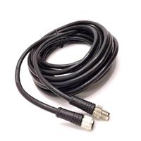 Doppelspur 3-Pin-Sensorkabel M8 Verlängerungskabel mit PVC schwarz