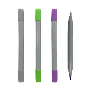Supplier OEM Color Dual Tip Soft Felt Tip 0.4mm Watercolor Brush Pen Set Multicolour Art Brush Tip Marker With Fineliner