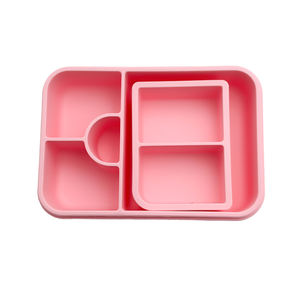 Household Reusable Portable <b>Bento</b> Container Durable Leakproof <b>Kids</b> Silicone <b>Lunch</b> <b>Box</b> Heatable Food Storage Rubber <b>Bento</b> <b>Box</b> - Product Image 1
