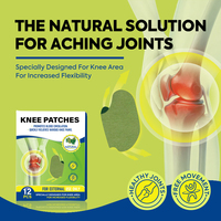 Patchs pour les genoux les plus vendus, produits de santé à action rapide, ingrédients naturels, patchs à base de plantes pour soulager la douleur au genou