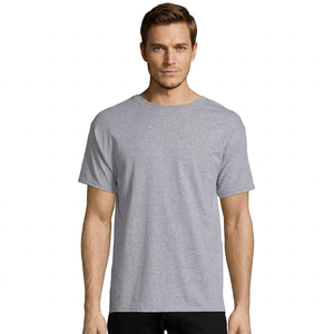 Camisetas Formales para Hombre, 100% Algodón, Transpirables, Suaves, con Impresión Personalizada, Servicio OEM, Alta Calidad, Largo Regular, Venta al Por Mayor - Product Image 1