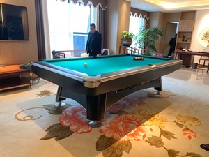 High Quality Modern <strong>Carom</strong> Billiard <strong>Table</strong> Solid Wood Legs Green Cloth High Quality Slate Rubber Cushions Leather Ball Return Pool - Product Image 6