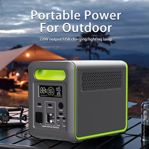 Generador Solar Portátil de 1200W para Respaldo Doméstico y Camping, Banco de Energía con Salida de CA de Onda Sinusoidal Pura - Product Image 5
