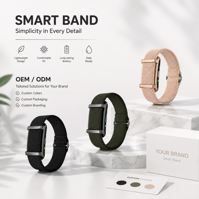 OEM/ODM Smart Watches Fitness Health Tracker Sports Smart Bracelet Sleep Monitoring Temperature Waterproof AI Wearable Devices