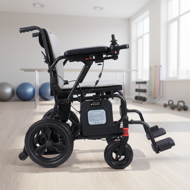 HENGYI HC702 Electric 4-Wheel Foldable Aluminum Alloy Rehabilitation Therapy Supplies Mobility Scooter 200W Motor 19mph Speed