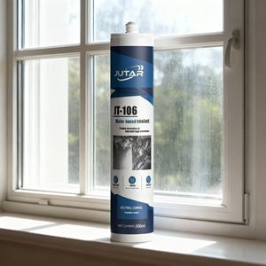 אוטם אקרילי סיטונאי Ruda JT-106 על בסיס מים, עמיד למים, עמיד באש, ייבוש מהיר, ללא גירוי ריח, ידידותי לסביבה, לבנייה - Product Image 1