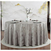 Nappe Champagne de luxe, en tissu gaufré écrasé, ronde, pour événements, fête de mariage, anniversaire, 120