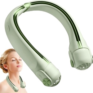 Ventilador sin Aspas Recargable por USB, Batería de 2400mAh, Portátil, Manos Libres, Uso en Mesa, Ventilador de Cuello de 3 Velocidades, para Actividades al Aire Libre - Product Image 4