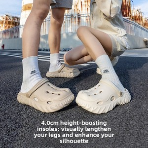 Nouvelles Sabots Homme 2026 à Semelle Épaisse Respirantes d'Été pour Extérieur, Bout Fermé, Antidérapantes, Durables, Absorption des Chocs, Vente en Gros - Product Image 3