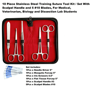 Customized Surgical <strong>Suture</strong> Kit for Medical Students Complete <strong>Suture</strong> Practice Training Manual Power Source Including Skin Pad - Product Image 3