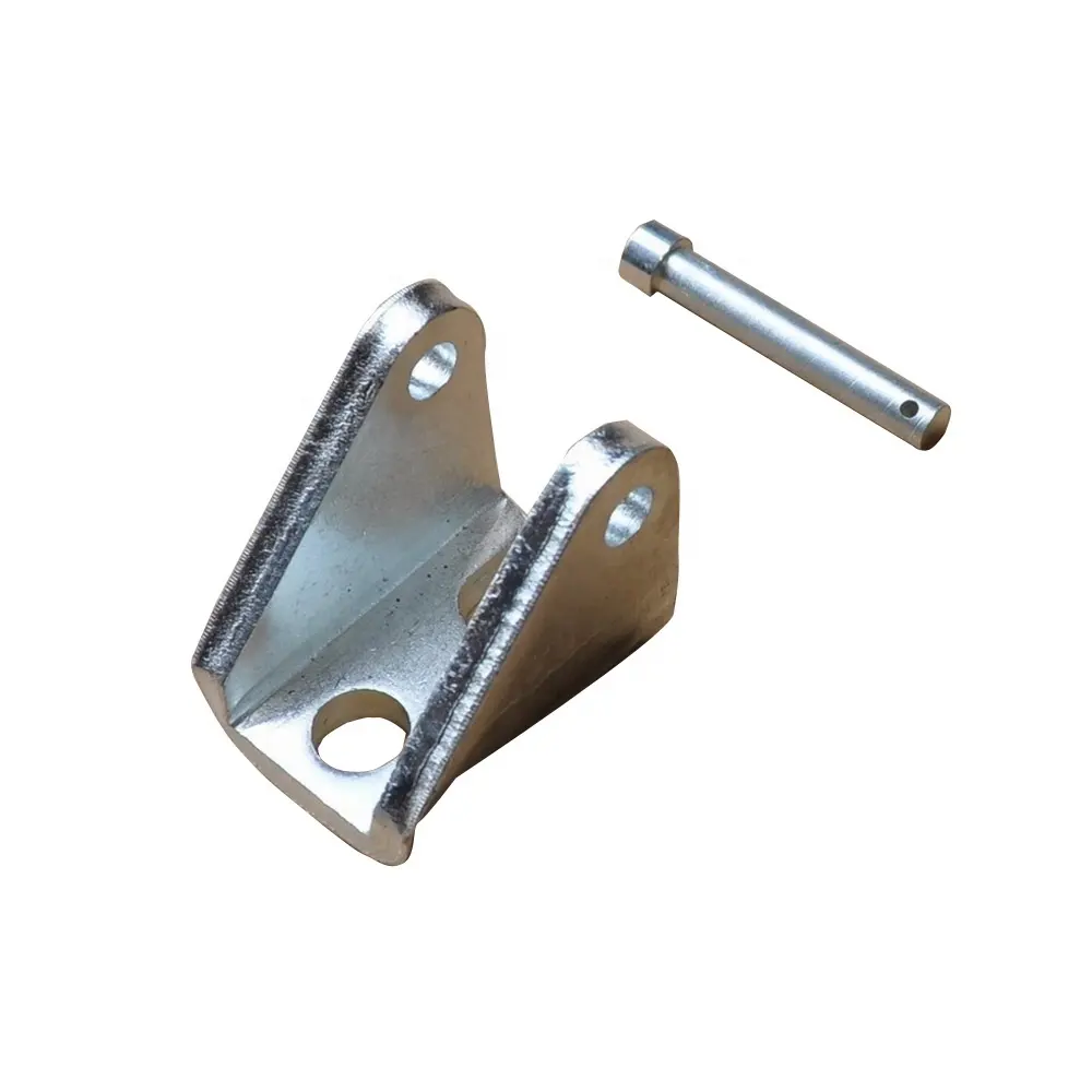 Zinc Plated 6mm Thick Metal U Bracket With Shelf