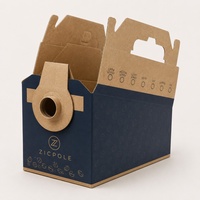 Dispensador de Café Desechable Personalizado KD al por Mayor, Caja de Café Aislada de Cartón, Servidores Portátiles de Bebidas de Café