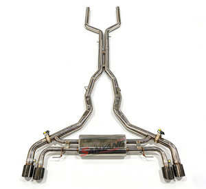 Sistema de Escape Valvetronic Personalizado de Fábrica para <span class=keywords><strong>BMW</strong></span> X6M X5M F95 F96 S63, Tubos de Escape Catback de Alto Rendimiento en Acero Inoxidable SUS304 - Product Image 2